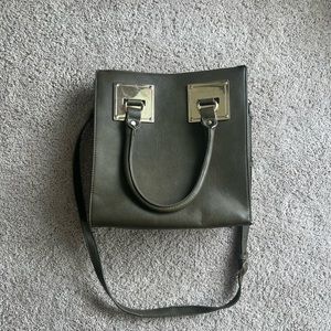 Green cross body purse